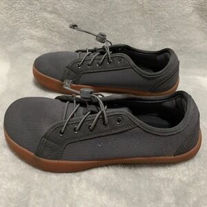 Whitin Barefoot Minimalist Sneakers Grey Mesh Wide Toe Box Gum Sole Mens 6.5